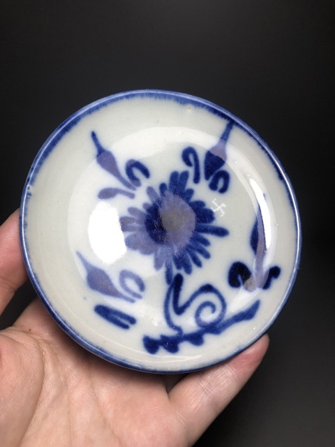 古玩陶瓷(清晚期)青花花卉紋高足盤拍賣,當(dāng)前價(jià)格0元