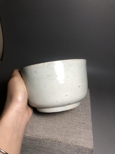 古玩陶瓷青白釉缽拍賣,當前價格588元