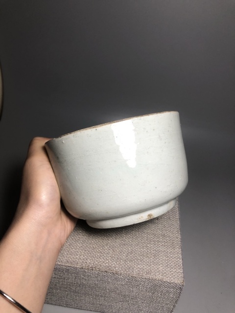 古玩陶瓷青白釉缽拍賣,當前價格588元
