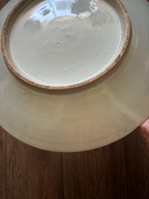 古玩陶瓷廣彩人物故事紋盤拍賣，當(dāng)前價(jià)格3500元