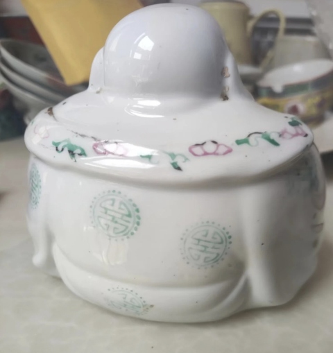 古玩陶瓷彌勒佛塑像拍賣，當前價格128元