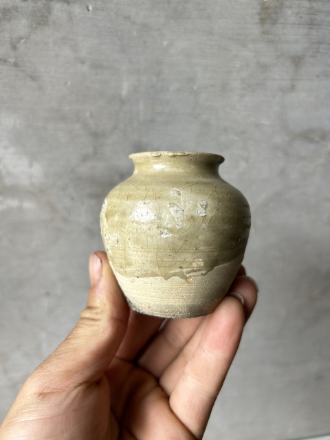 古玩陶瓷影青罐拍賣，當前價格222元