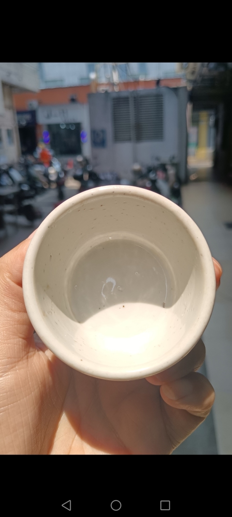 古玩陶瓷明 白釉綠彩文字杯拍賣，當前價格100元