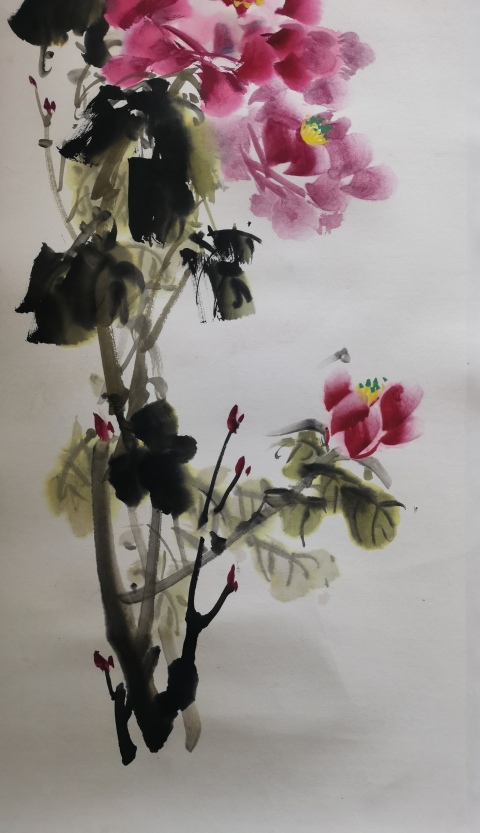 古玩字畫(huà)婁師白大師入室弟子老中美協(xié)會(huì)員當(dāng)代大寫(xiě)意花鳥(niǎo)大師劉存惠富貴圖拍賣(mài),當(dāng)前價(jià)格2000元