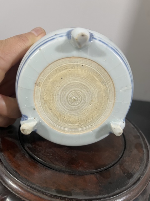 古玩陶瓷明成化青花香爐拍賣,當前價格21000元