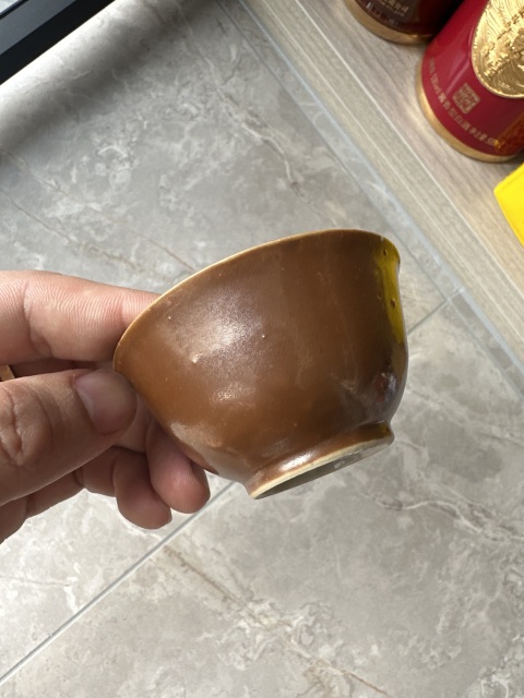 古玩陶瓷粉彩花卉紋杯碟拍賣(mài)，當(dāng)前價(jià)格3000元