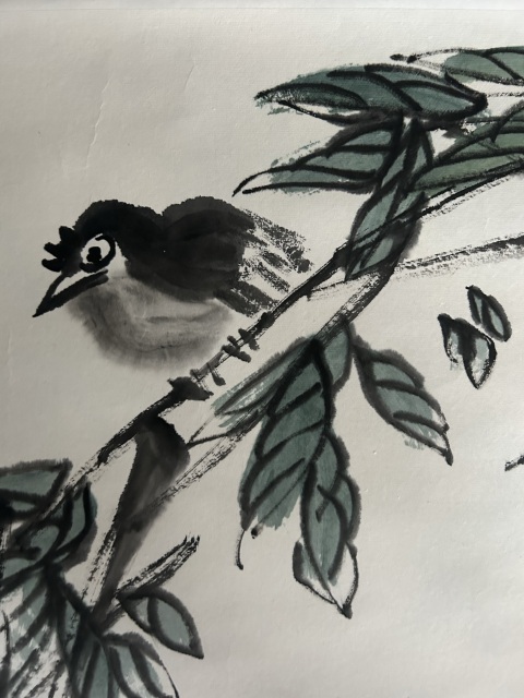 古玩字畫高力老師精品《花鳥》拍賣,當前價格355元