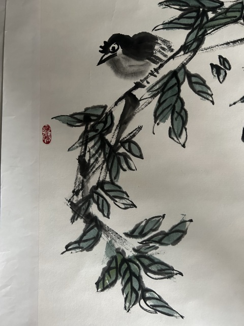 古玩字畫高力老師精品《花鳥》拍賣,當前價格355元