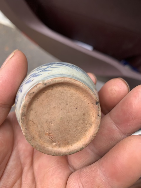 古玩陶瓷花卉紋青花罐拍賣，當前價格900元