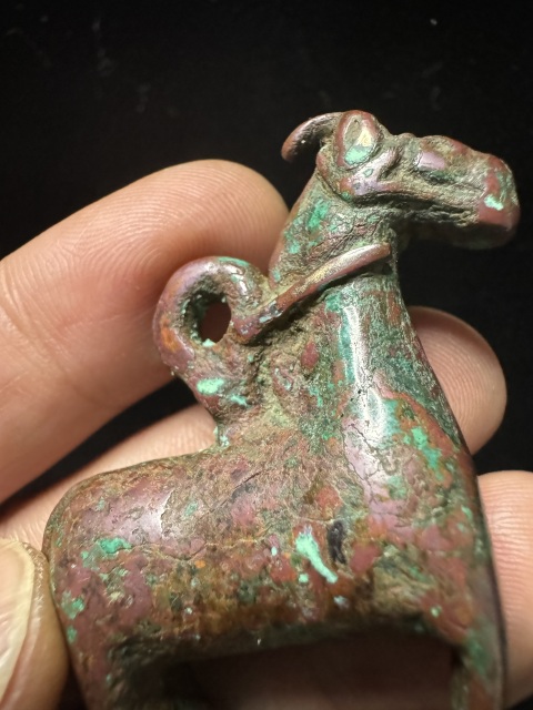 古玩銅器金、銅馬（珠博及銅博證書）拍賣，當(dāng)前價(jià)格4600元