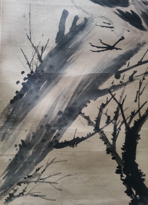 古玩字畫(huà)清代乾隆年間花鳥(niǎo)名家西園方濟(jì)花鳥(niǎo)拍賣(mài)，當(dāng)前價(jià)格30000元