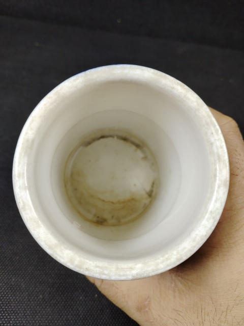古玩陶瓷(全品)民國青花山水紋筆筒拍賣,當前價格550元