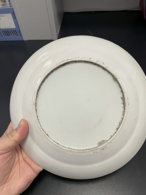 古玩陶瓷清·道咸  廣彩人物故事紋大盤拍賣，當前價格1280元