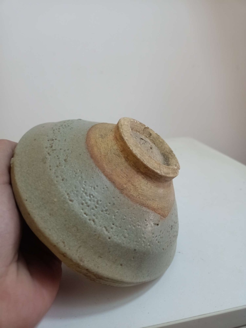 古玩陶瓷元代鈞窯青釉盞拍賣,當前價格980元