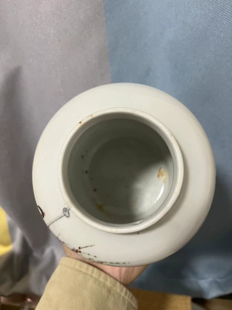 古玩陶瓷粉彩三娘教子圖蓋罐拍賣，當前價格1288元