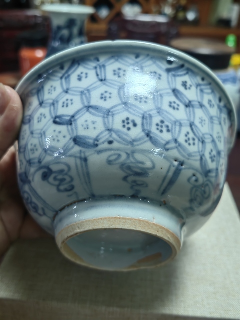 古玩陶瓷明早青花碗拍賣,當前價格15000元