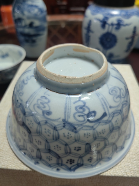 古玩陶瓷明早青花碗拍賣,當前價格15000元