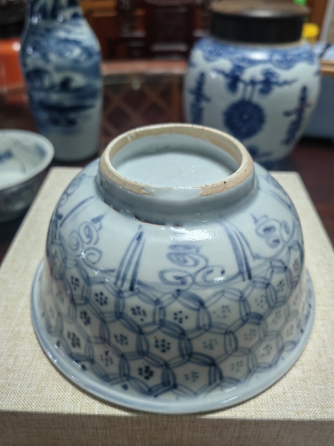 古玩陶瓷明早青花碗拍賣,當前價格15000元