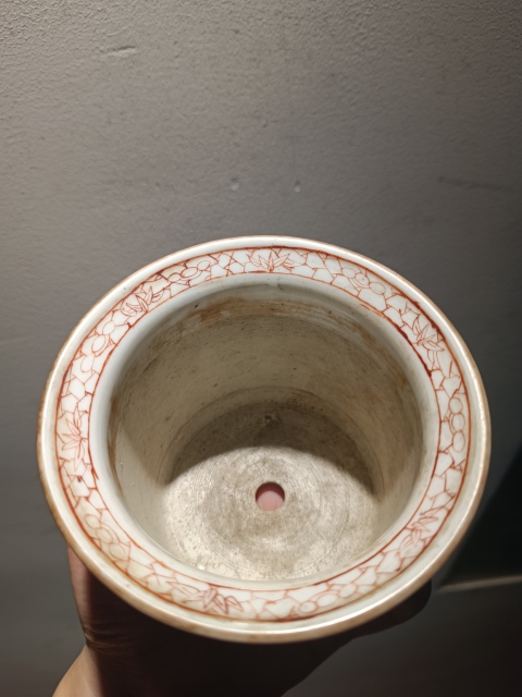 古玩陶瓷清同治細(xì)路粉彩飛黃騰達(dá)菖蒲盆拍賣，當(dāng)前價(jià)格19999元