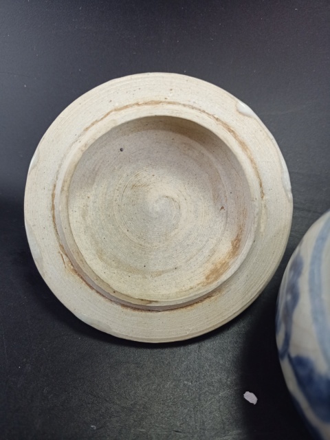 古玩陶瓷【明:萬歷】青花花卉紋蓋罐【收藏級】【精美開片,太漂亮了】拍賣,當前價格0元