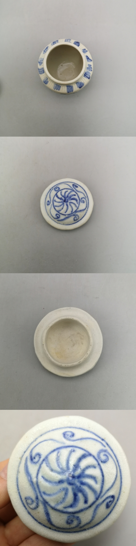 古玩陶瓷明代.花卉紋青花蓋罐拍賣,當前價格5980元