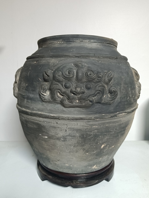 古玩陶瓷漢代~四獸弦紋罐【館藏品】拍賣,當(dāng)前價格8888元