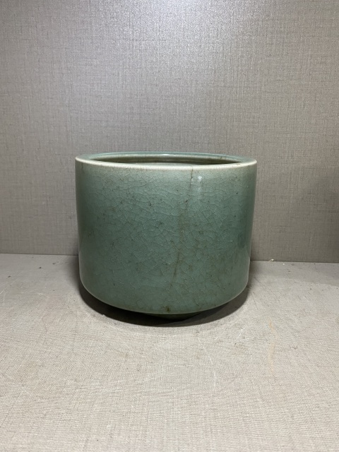 古玩陶瓷豆青釉筒式爐拍賣,當(dāng)前價(jià)格1680元
