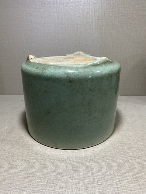 古玩陶瓷豆青釉筒式爐拍賣,當(dāng)前價(jià)格1680元