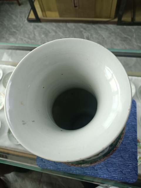 古玩陶瓷光緒五彩人物開窗故事瓶拍賣,當(dāng)前價格13888元