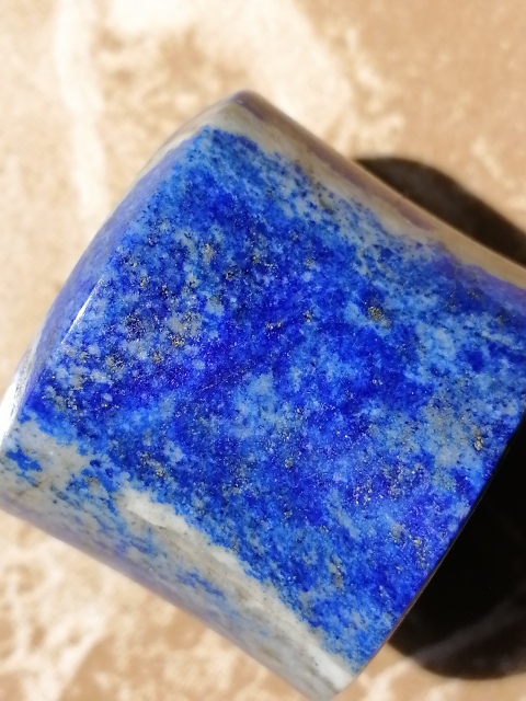 古玩玉器清乾隆天然青金石扳指拍賣，當前價格3600元