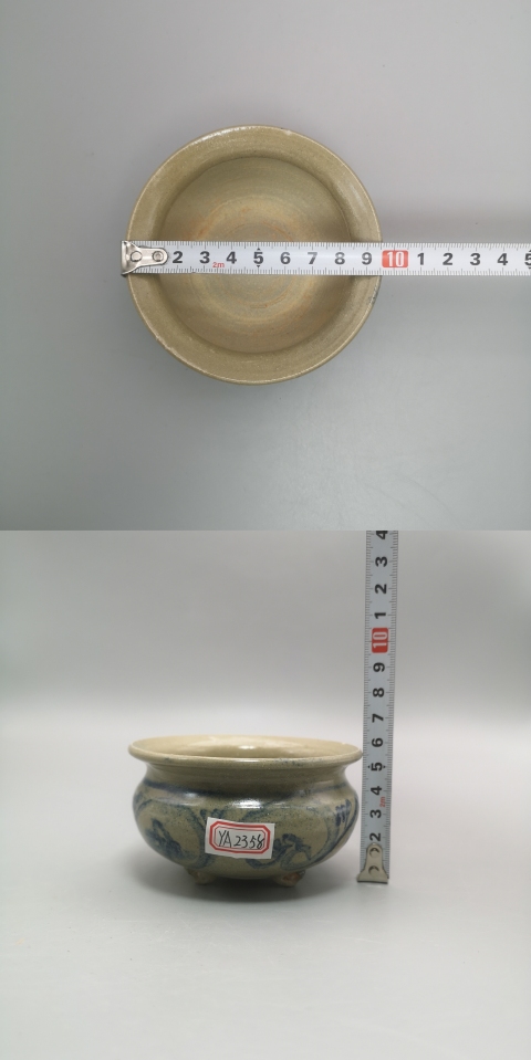 古玩陶瓷明代.花卉紋青花香爐拍賣,當前價格2900元