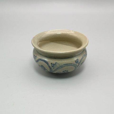 古玩陶瓷明代.花卉紋青花香爐拍賣,當前價格2900元