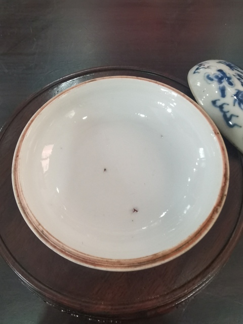 古玩陶瓷青花趕珠龍紋印盒拍賣，當(dāng)前價(jià)格5500元
