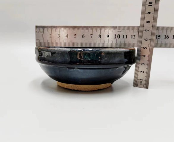 古玩陶瓷元代直沿窯變釉茶盞拍賣，當前價格1000元