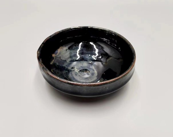古玩陶瓷元代直沿窯變釉茶盞拍賣，當前價格1000元