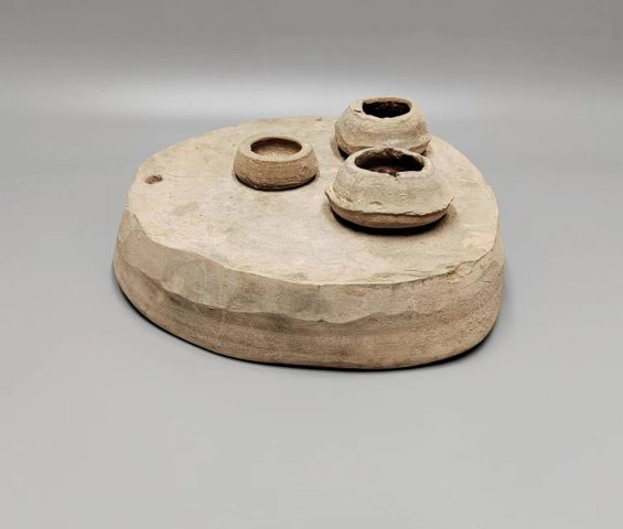 古玩陶瓷戰漢陶灶一套拍賣，當前價格500元