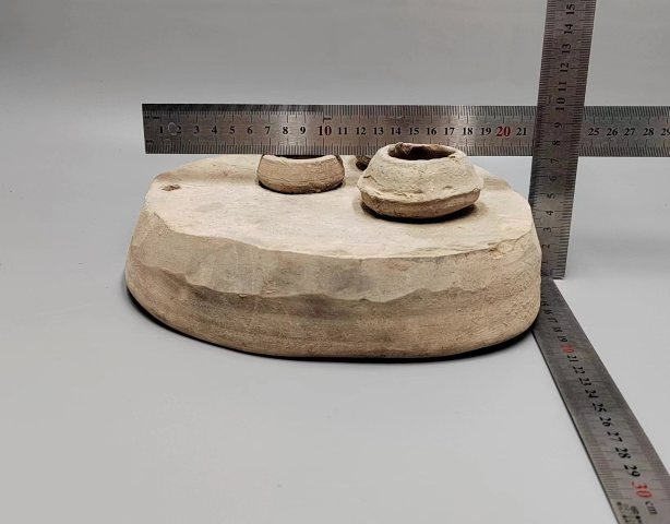 古玩陶瓷戰漢陶灶一套拍賣，當前價格500元