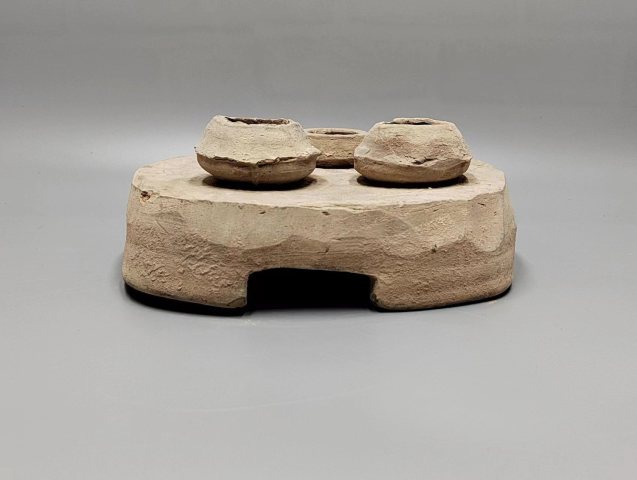 古玩陶瓷戰漢陶灶一套拍賣，當前價格500元