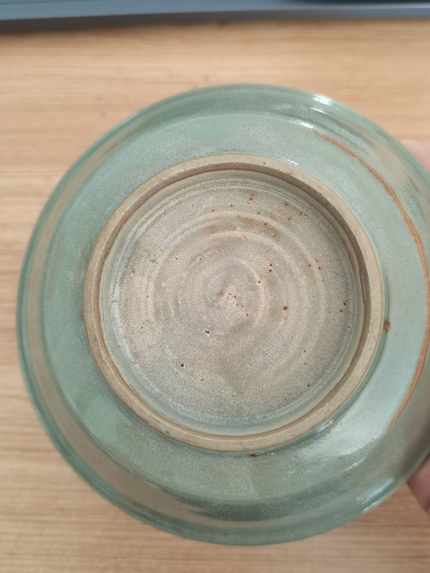 古玩陶瓷精品南宋龍泉青瓷折沿洗拍賣,當前價格6980元