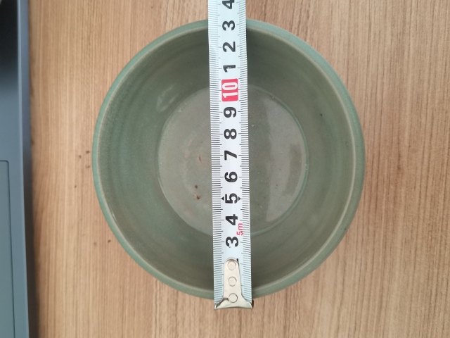 古玩陶瓷精品南宋龍泉青瓷折沿洗拍賣,當前價格6980元