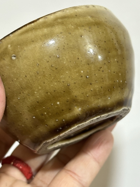 古玩陶瓷清代?褐釉筆洗拍賣，當前價格500元