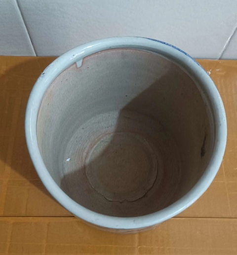 古玩陶瓷清代青花雙龍戲珠紋香爐拍賣，當前價格1900元