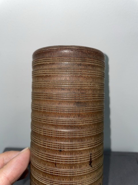 古玩雜項(xiàng)竹雕筆筒拍賣，當(dāng)前價(jià)格520元