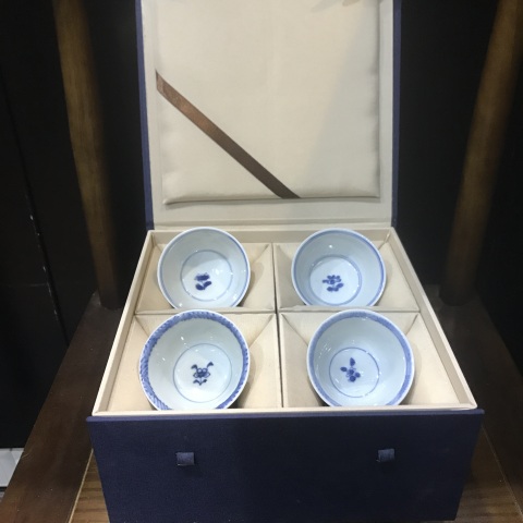 古玩陶瓷(精品品茗杯)清-康熙-錦雞牡丹-洞石花卉品茗杯各一對拍賣,當前價格3146元