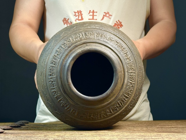 古玩陶瓷福祿康寧陶罐拍賣，當前價格388元