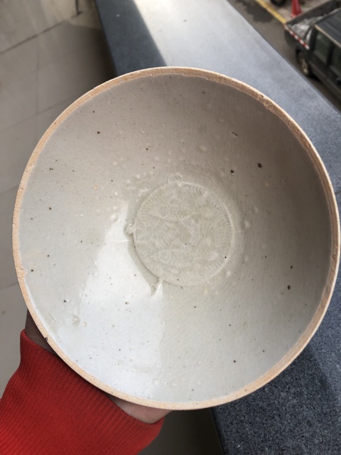 古玩陶瓷青白釉雙魚面包碗拍賣,當前價格3999元