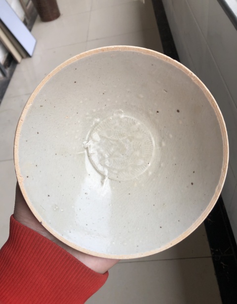 古玩陶瓷青白釉雙魚面包碗拍賣,當前價格3999元