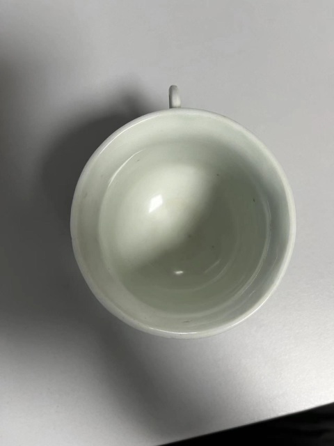 古玩陶瓷清末民初花鳥紋執杯拍賣,當前價格288元