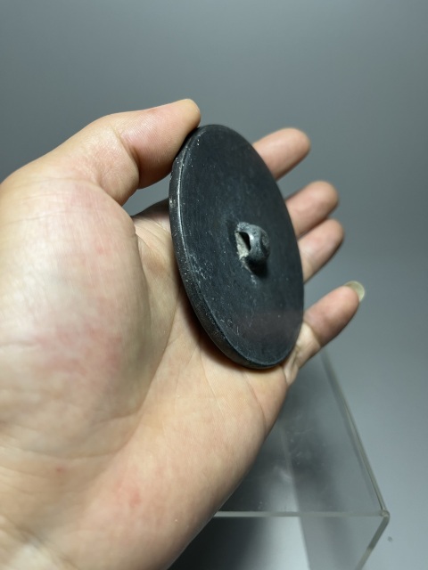 古玩銅器黑漆古銅鏡拍賣,當前價格1580元