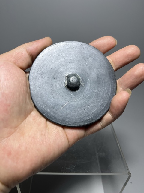古玩銅器黑漆古銅鏡拍賣,當前價格1580元